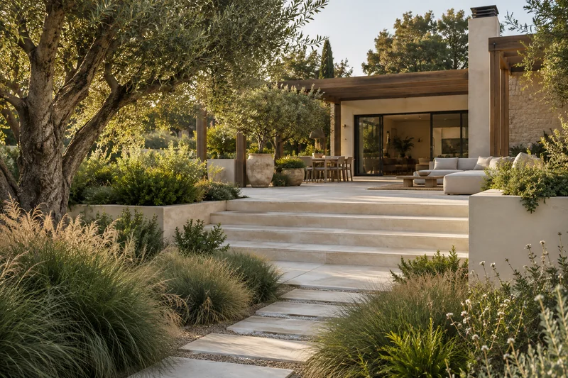 Illustrative garden imagery from the Forma Yard example